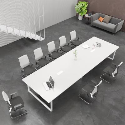 China Steel Office Furniture Meeting Table Modern Conference Desk for sale