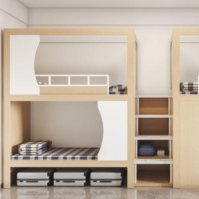 China ISO9001 certified capsule apartment bed, three person seat with three person cabinet, customizable design for sale