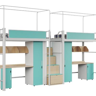 China Affordable and Comfortable Capsule Bunk Bed with Stairs which are  bright colors for Hostels for sale