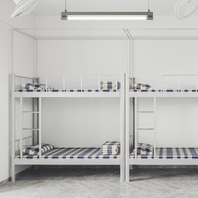 China Steel frame made of stable and durable simple modern student dormitory bunk beds for sale