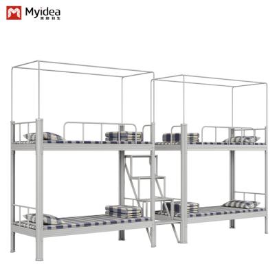 China Functional student dormitory bunk bed (staircase located in the middle) for sale