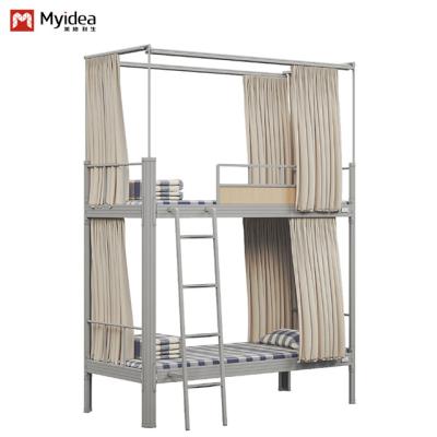 China Dormitory bunk bed with stand and bed curtain, strong privacy for sale