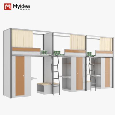 China Modern Simple Strong Privacy, High Stability Of Student Apartment Bed By Myidea Bed Under The Table With Wardrobe for sale