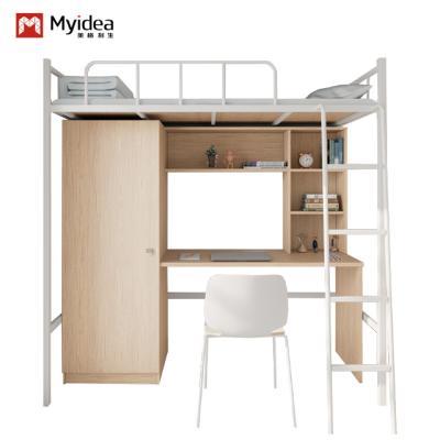 China 4000 X 900 X 2120 mm Erwachsene Metallrahmen Bunk-Bett mit Schreibtisch zu verkaufen