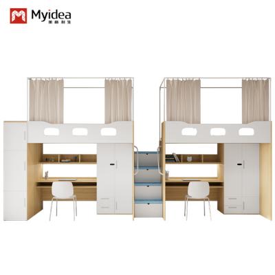 China Non-Slip Silent Storage Ladder And Thick Guardrail 4600*900*2120 Apartment Bed For Kids/Teens/Young Adults Made In Foshan Factory Myidea for sale