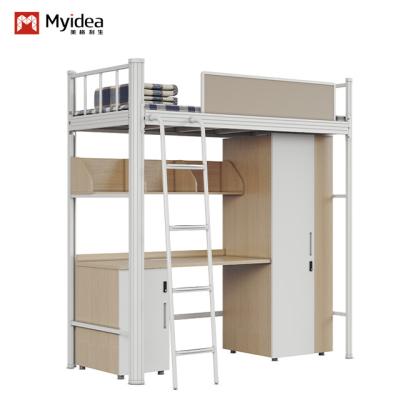 China Strong security, large storage space, beautiful and practical student apartment bed made in  Myidea for sale