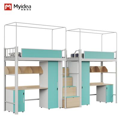 China Affordable and Comfortable Capsule Bunk Bed with Stairs which are  bright colors for Hostels for sale