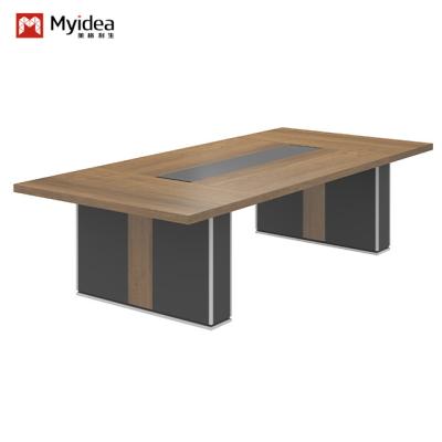 China Modern And Stylish Office Meeting Table Made In Foshan Factory Myidea With E0 MFC Material for sale