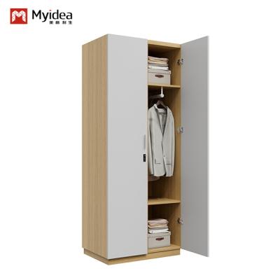 China Modern Simple Design Steel Metal Bedroom Wardrobe with Hanging Rod Ample Storage Space Home Furniture for Hotel Living Room for sale