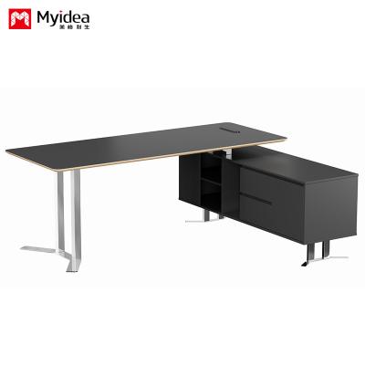 China Executive Desk for Stylish Modern Office Rome Crafted with High-End Fireproof Table Top for sale