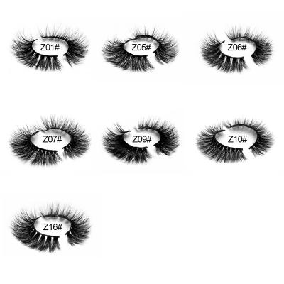 China 1 Pair Natural Long Strands Fake Dramatic 3D Eyelashes Handmade for sale