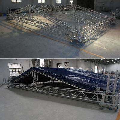 China Portable Aluminum Events Stage Canopy Truss Roof For Concert for sale