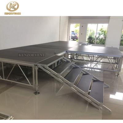 China Durable Cheap Aluminum Frame Outdoor Portable Truss Stage for sale