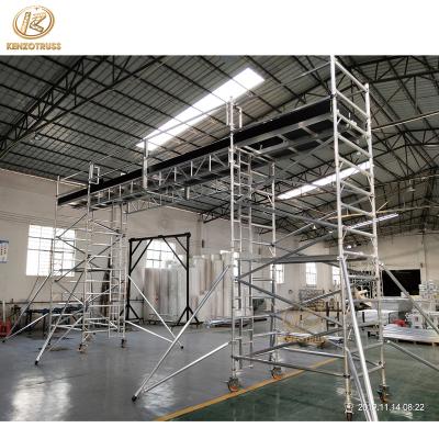 China Modern Strong Capacity Movable Aluminum Scaffolding Tower Panels For Construction for sale