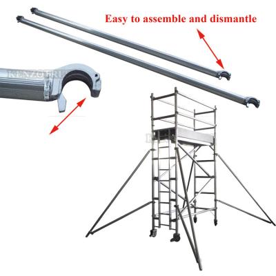 China Modern TUV Certificated Aluminum Mobile Scaffolding Construction Tower For Sale for sale