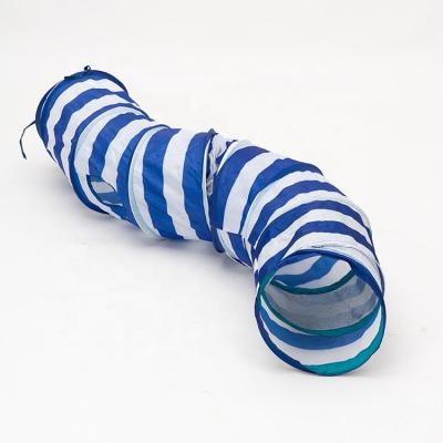 China Eco-friendly Cats Cat Tunnel S Shaped Tube For Cats Pet Playing Tunnel Toys Cat for sale