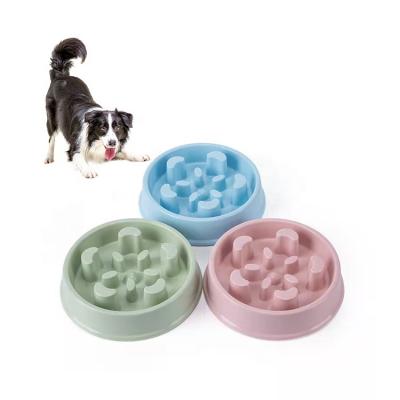 China Dogs Factory Wholesale Interactive Dog Bowl Slow Feeder Pet Driver for sale