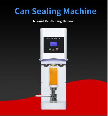 China High Speed Semi Automatic Soda beer Canning Machine Bottle Sealing Machine for sale