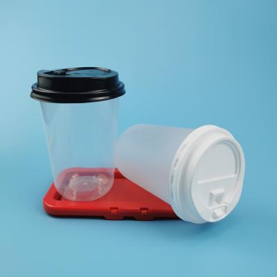 China 500ml Plastic Bubble Tea Cups for sale