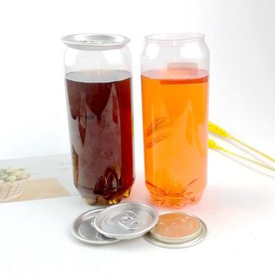 China Labeling 650ml PET Plastic Cold Brew Coffee Jar With RPT EOE Lid for sale