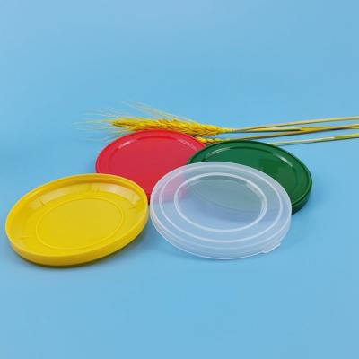 China Glas-Metall-Tin Paper Can-PET des ganzen Satzes Plastikrunde Form deckel-49mm zu verkaufen