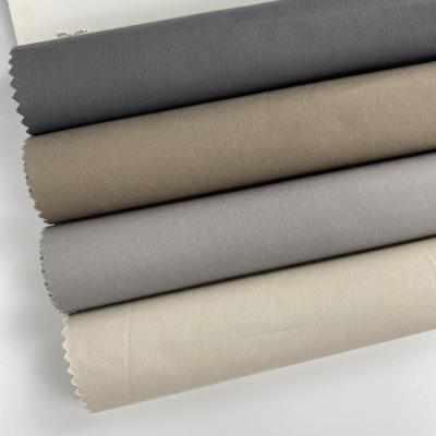 China Heat-insulation high quality custom size dyed color silk finished 100% organic cotton satin fabric for coat for sale