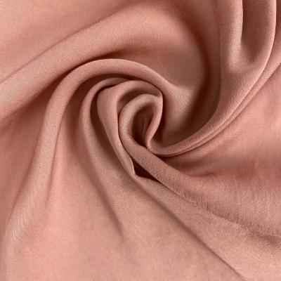 China High Quality Custom Made Hot Selling Polyester Sustainable Plain Weave Chiffon-Satin Peach Skin Fabrics for sale