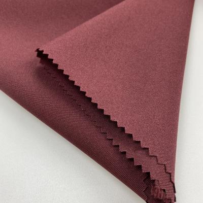 China High Quality 100% Polyester Dyed Uniform Fabric 150DX150D Tear-Resistant Minimatt Greta Gabardine Fabric Working Cloth for sale