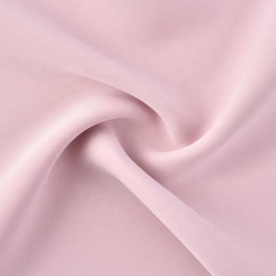 China Comfortable Pink Woven 170GSM Tear-Resistant Satin Tear-Resistant Dyed Polyester Fabrics For Sleepwear for sale