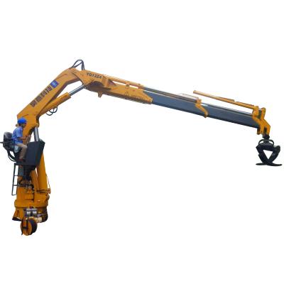 China TRUCK CRANE Crane Max Load 2000kg New Hydraulic Claw Holding Jig For Forestry for sale