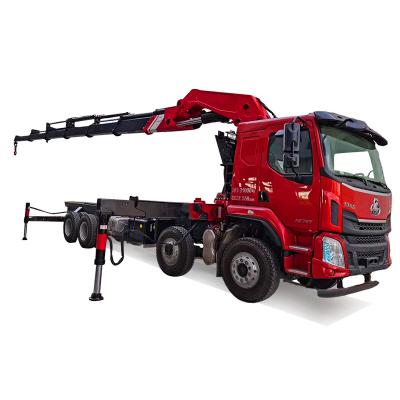 China TRUCK CRANE 2022 HAOYI New Truck Crane 35ton Knuckle Boom Crane for sale