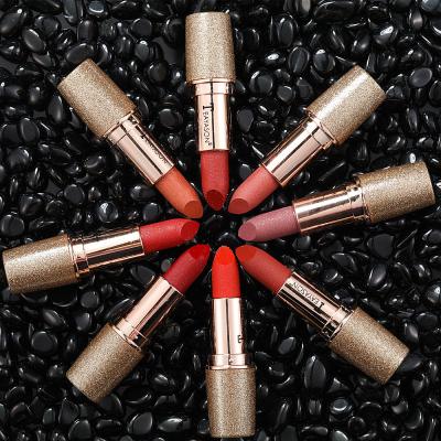 China Matte Lipstick Waterproof Nude Lipstick Custom Bullet Lipstick for sale