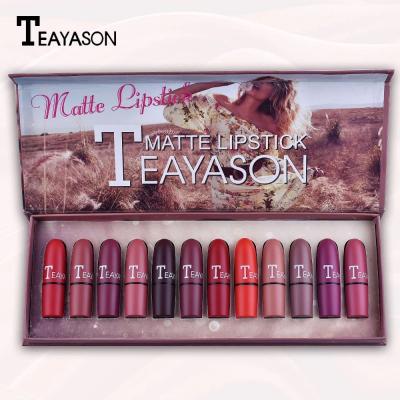 China Waterproof 12 Piece Matte Lipstick Set Matte Lipstick Custom Lipstick for sale