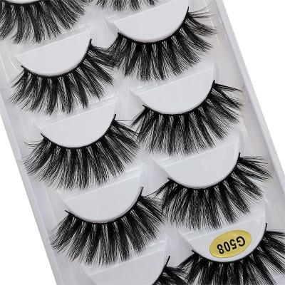 China 5 Pairs Sensitive False Eyelashes Wholesale Natural Shidishangpin OEM Eyelashes for sale