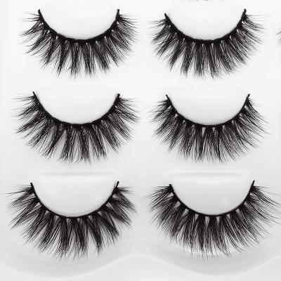 China Long 10 Pairs Natural Handmade False Eyelashes Wholesale Natural Eyelashes OEM Eyelashes from Shidishangpi for sale