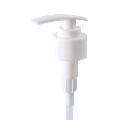 China 28mm Plastic White Liquid Soap Dispenser Pump for Bottles Customized for sale