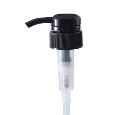 China Custom Order Accepted White Ribbed Cap and Non Spill Pump for 33/410 Lotion Bottle for sale