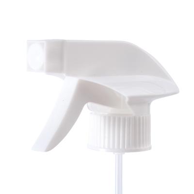 China 28/410 28/400 White Plastic Pump Trigger Sprayer Bottle for Household Cleaning Supplies for sale