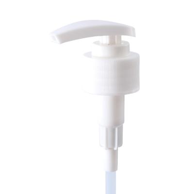 China Plastic Liquid Soap Dispenser Pump 28/410 White Lotion Pump Customizable for sale