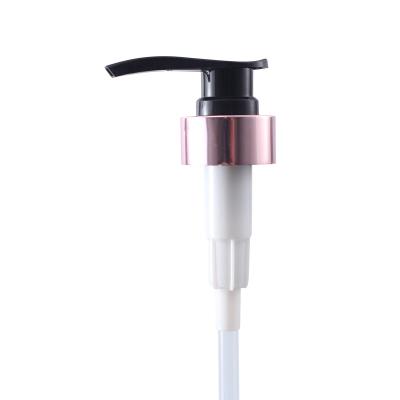 China Custom Order Accepted 28mm Non Spill Lotion Pump Head for Shower Gel and Shampoo Dispenser for sale