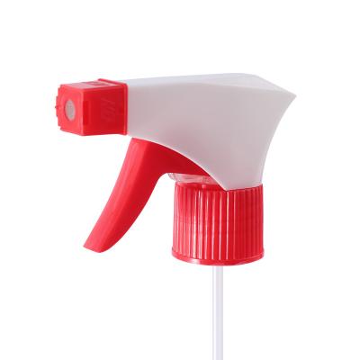 Cina 28 mm 415 Spum mist trigger sprayer sprayer di plastica sparatutto colore rosso chiave per bottiglie in vendita