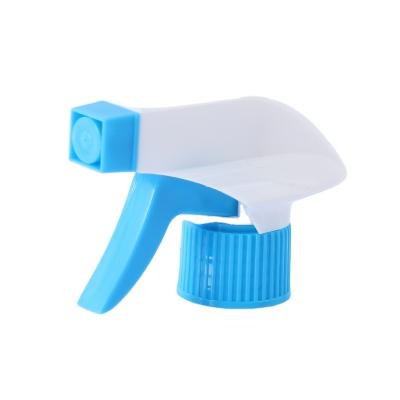 China Custom Order 28/410 Chemical Resistant All Plastic White Blue Liquid Foam Trigger Sprayer for sale