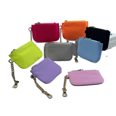 China Fasion 2022 New Stock Carrying Waterproof Key Bag Customizable Pattern Wallet Nylon Classic Key Chain Wallet for sale