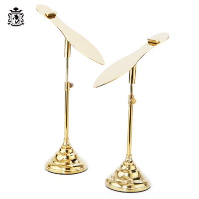 China Store UK Warehouse Adjustable Table Top Height Women Shoes Display Stands Metal for sale