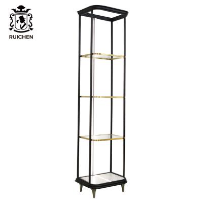 China Showing clothes shop furniture metal in display rack showroom display rack clothing store furniture for sale