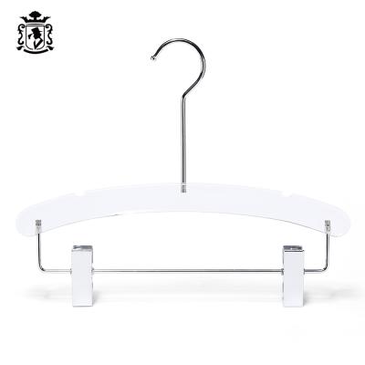 China Transparent Plastic White Acrylic Hangers Clothing Show Hangers Men's and Women's Soild Transparent Soild Hanger for sale