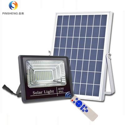 China Outdoor Garden IP65 Safety 25W 40W 60W 100W 150W 200W Solar Powered Led Flood Light for sale