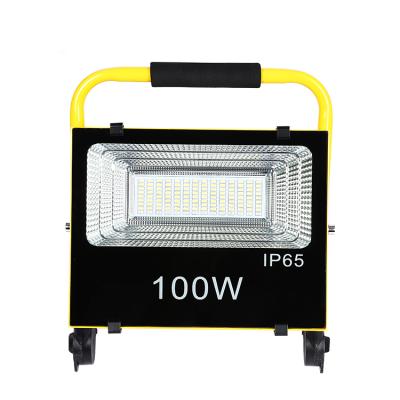 China New 50W 100W LED ROAD solar portable flood light with cheap price for sale