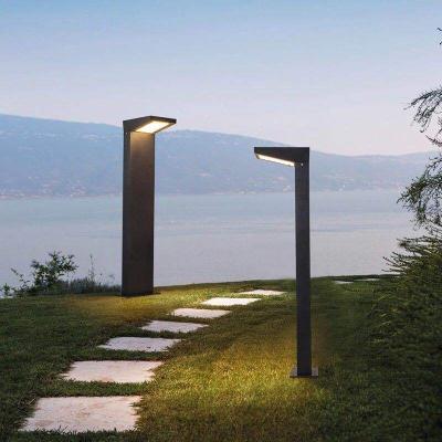 China Top Light Modern Solar Post LED Garden Lawn Garden Light Outdoor Home Yard Light for sale