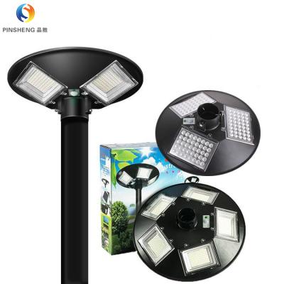 China Modern Outdoor Garden 300w Yard UFO All In One Solar Lithium Battery Led Street Lamp Garden Light for sale